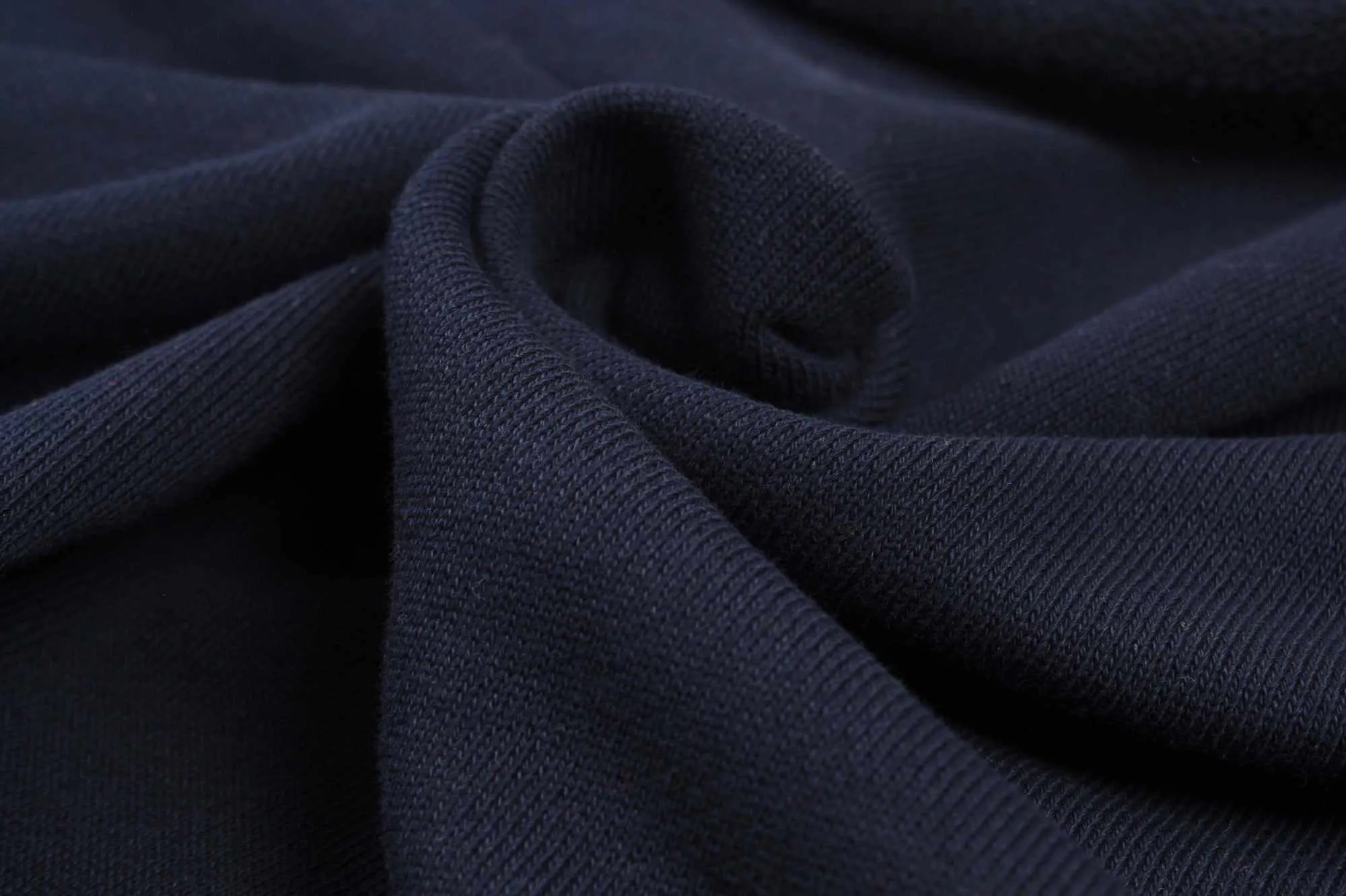 10 Mts Roll - Organic Cotton Fleece, Soft touch (Navy) - OFFER: 8,99€/MT