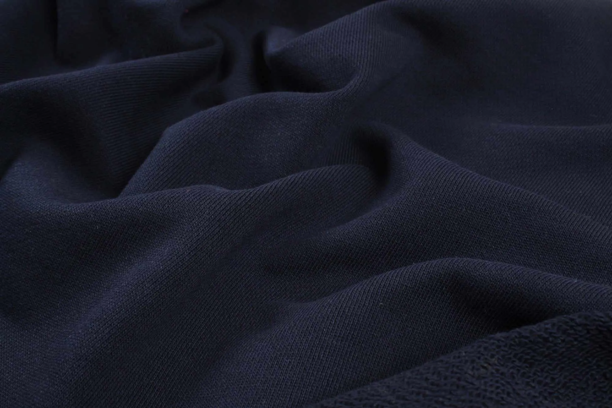 10 Mts Roll - Organic Cotton Fleece, Soft touch (Navy) - OFFER: 8,99€/MT