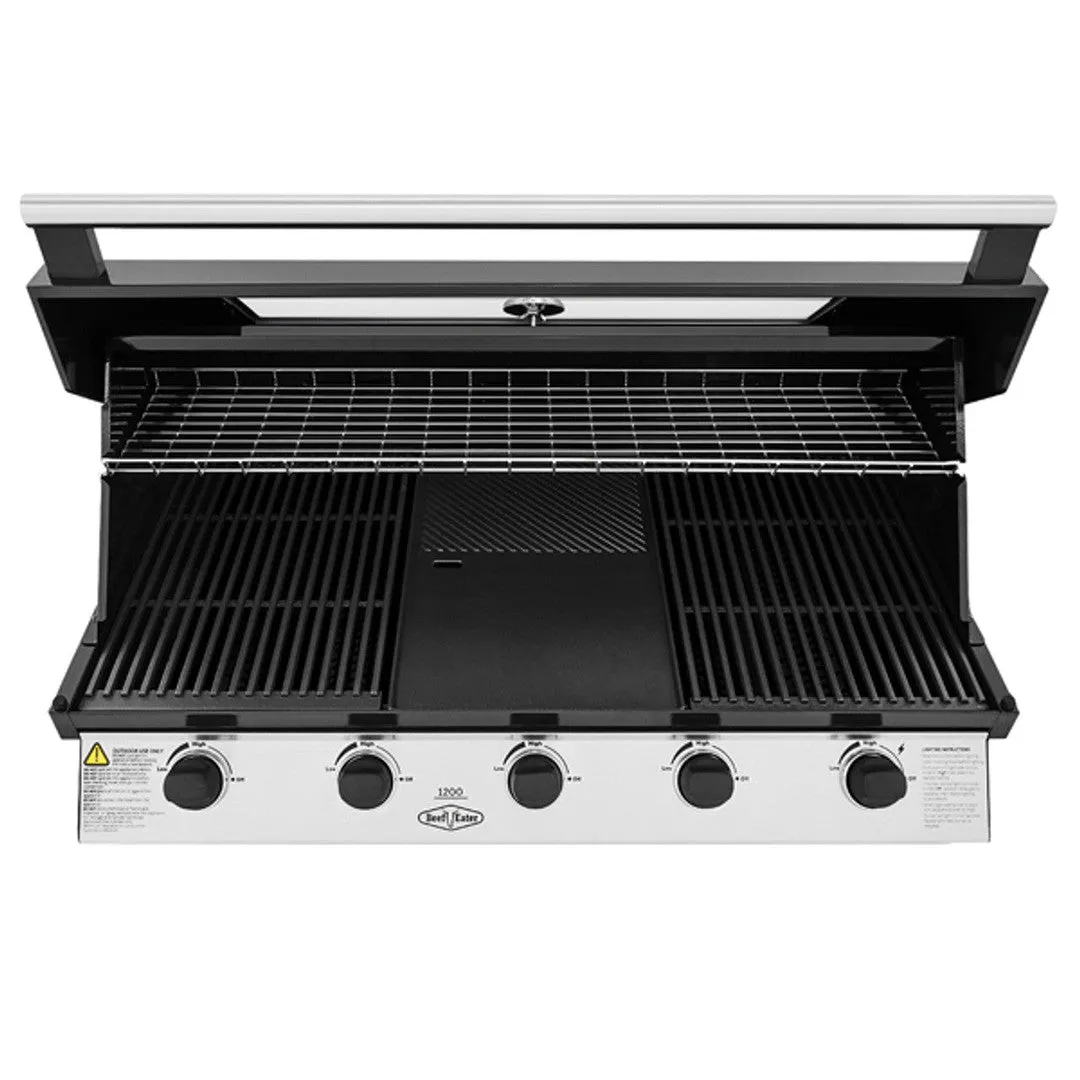 1200E Built-In 5 Burner Gas BBQ - BeefEater