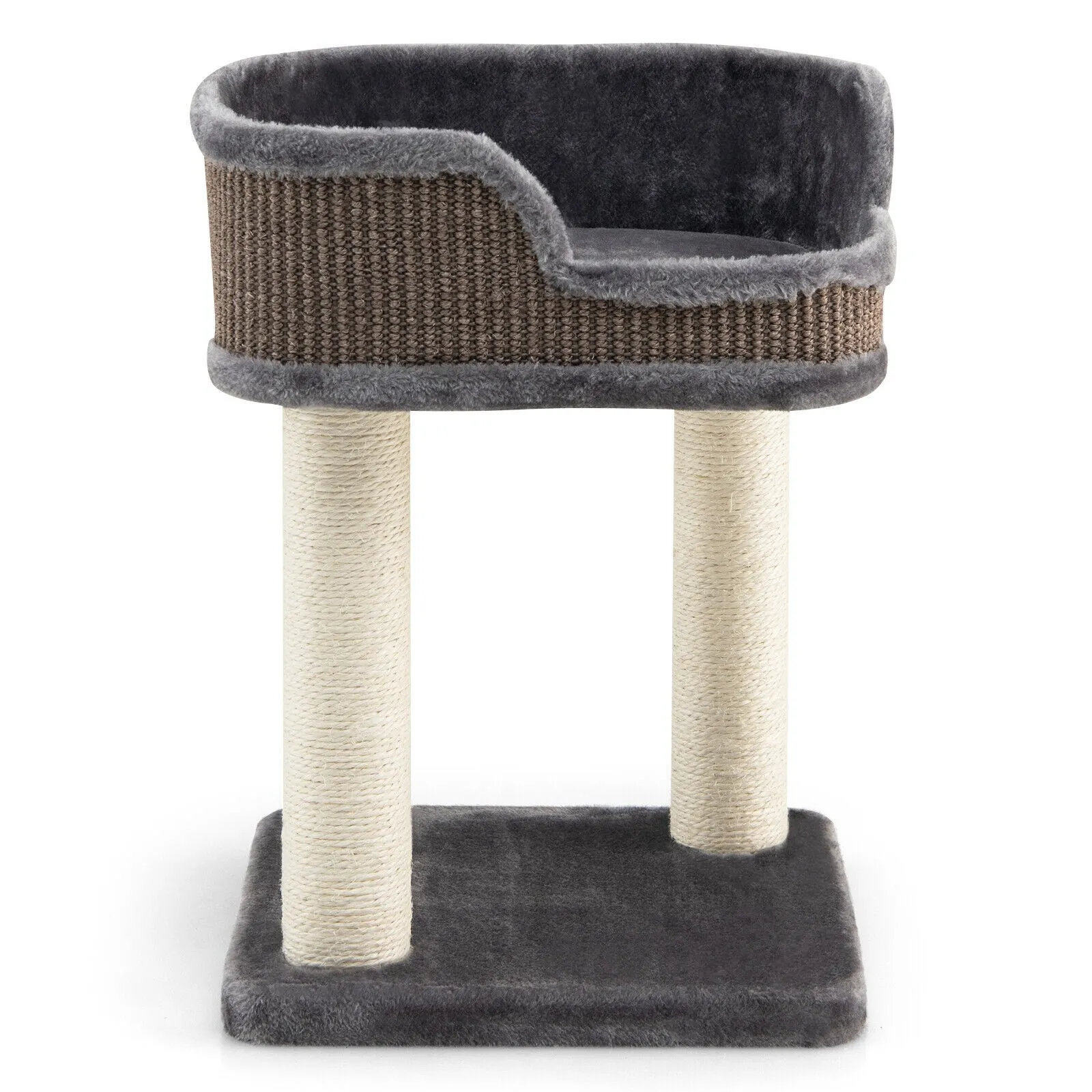 16" Multi-Level Cat Tree - Gray