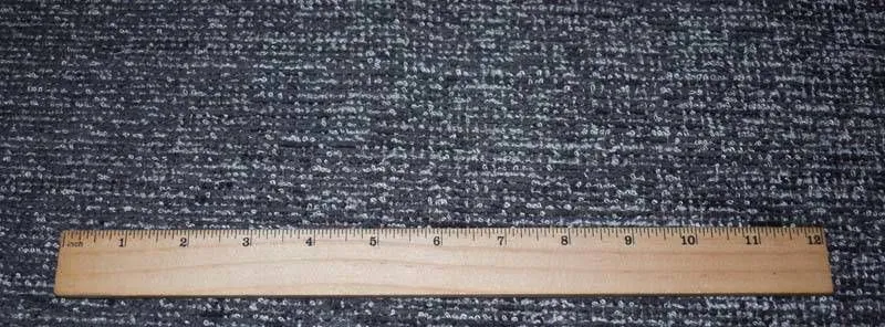 2 1/2 YD PC - Storm Gray/White Boucle/Chenille Home Decorating Fabric