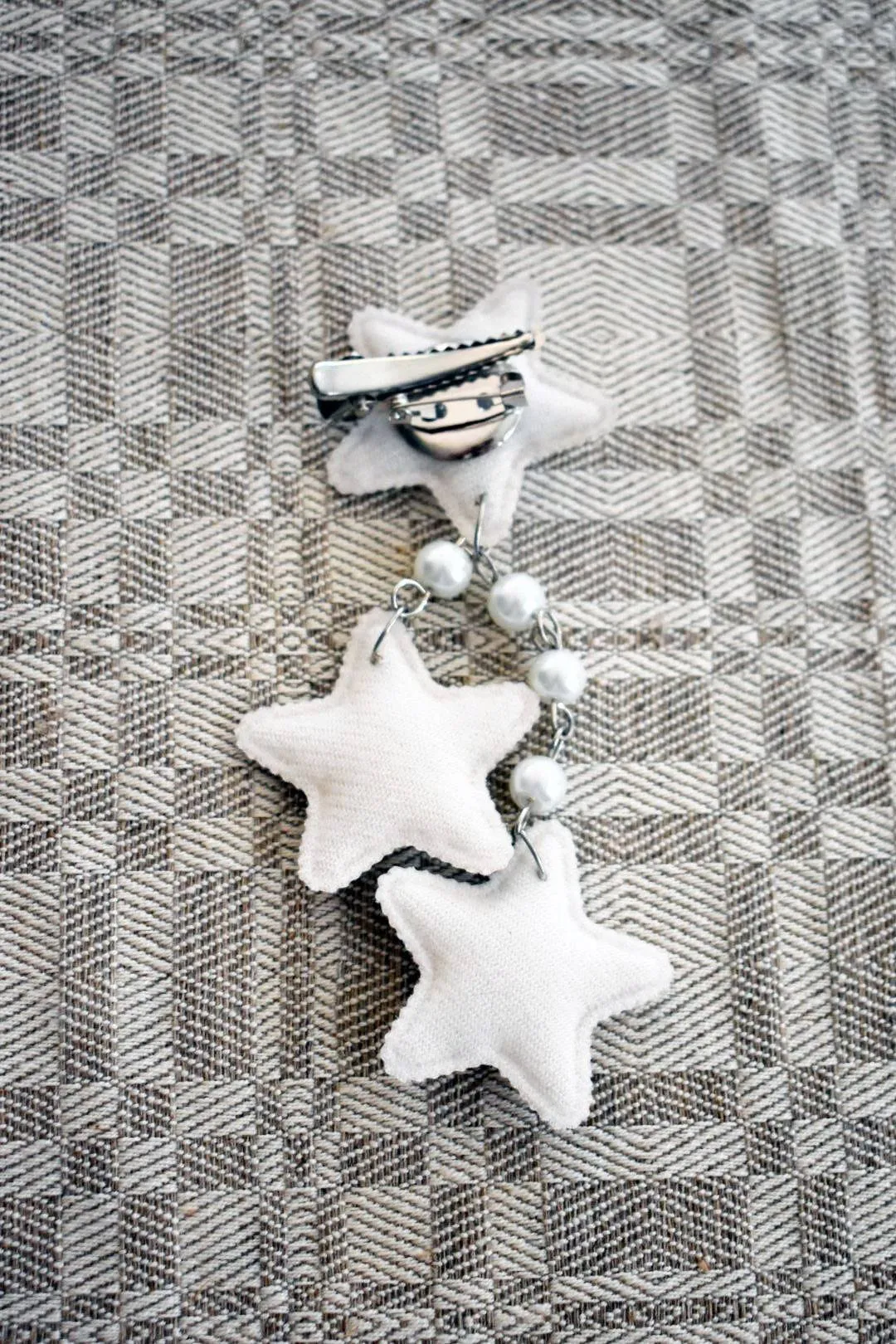 2-Way Glitter Star Clips (3 Colors)