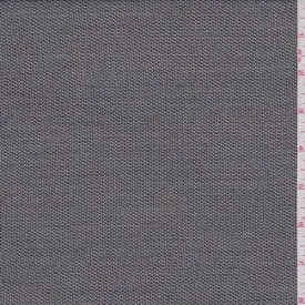 2 YD PC-Black/Sterling Grey Wool Blend Stripe Suiting Fabric