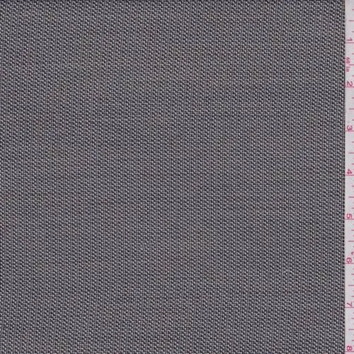 2 YD PC-Black/Sterling Grey Wool Blend Stripe Suiting Fabric