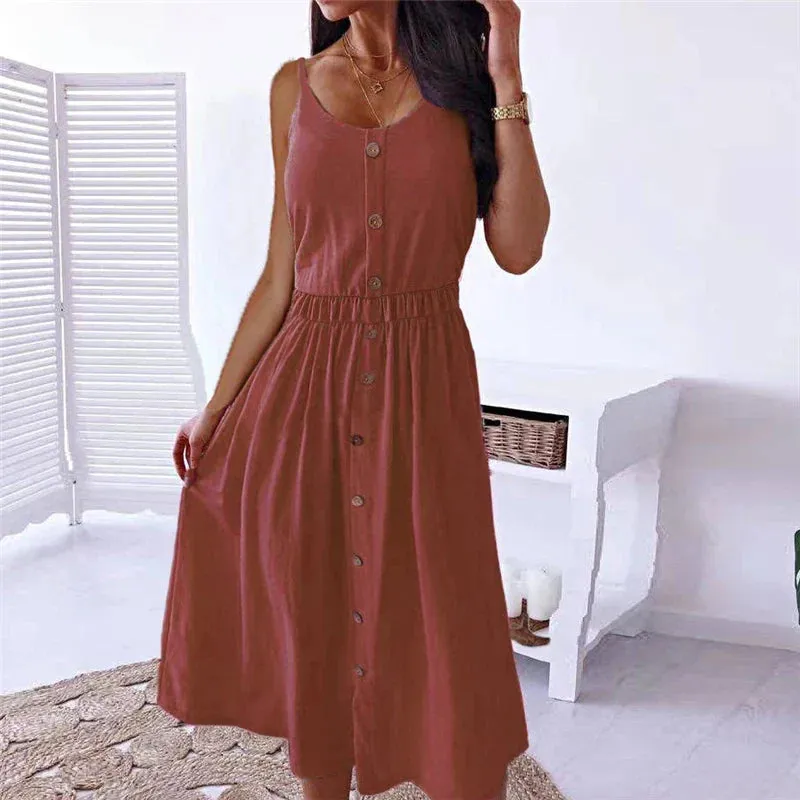 2024 Vintage Boho Party Elegant Knitted Female Evening Midi Dress