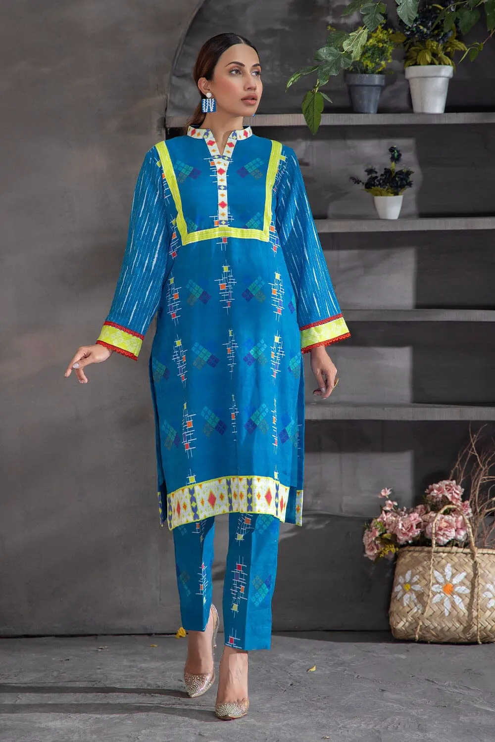 2PC Unstitched Khaddar Suit RKT-2318