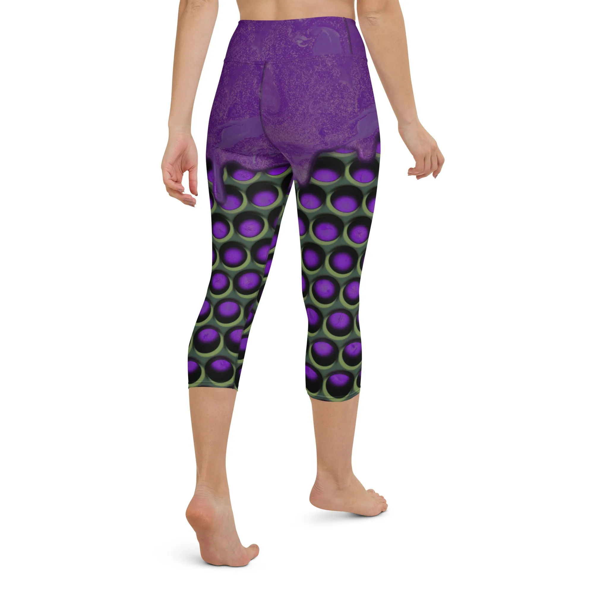 3D Industrial Print Yoga Capris