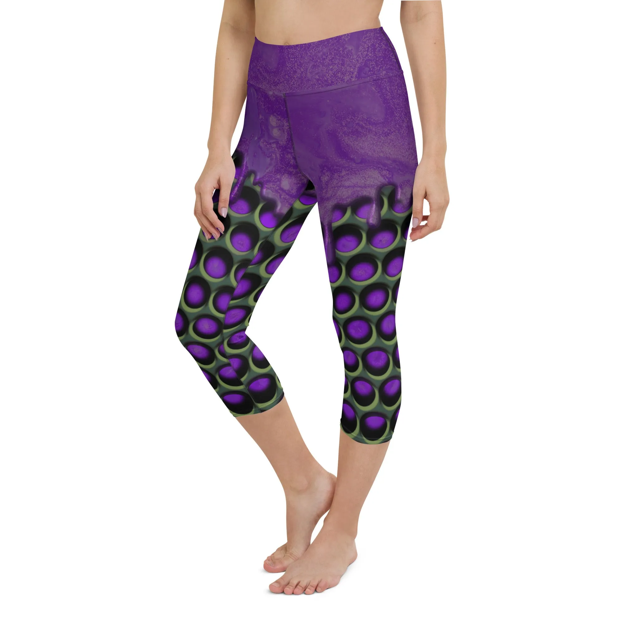 3D Industrial Print Yoga Capris