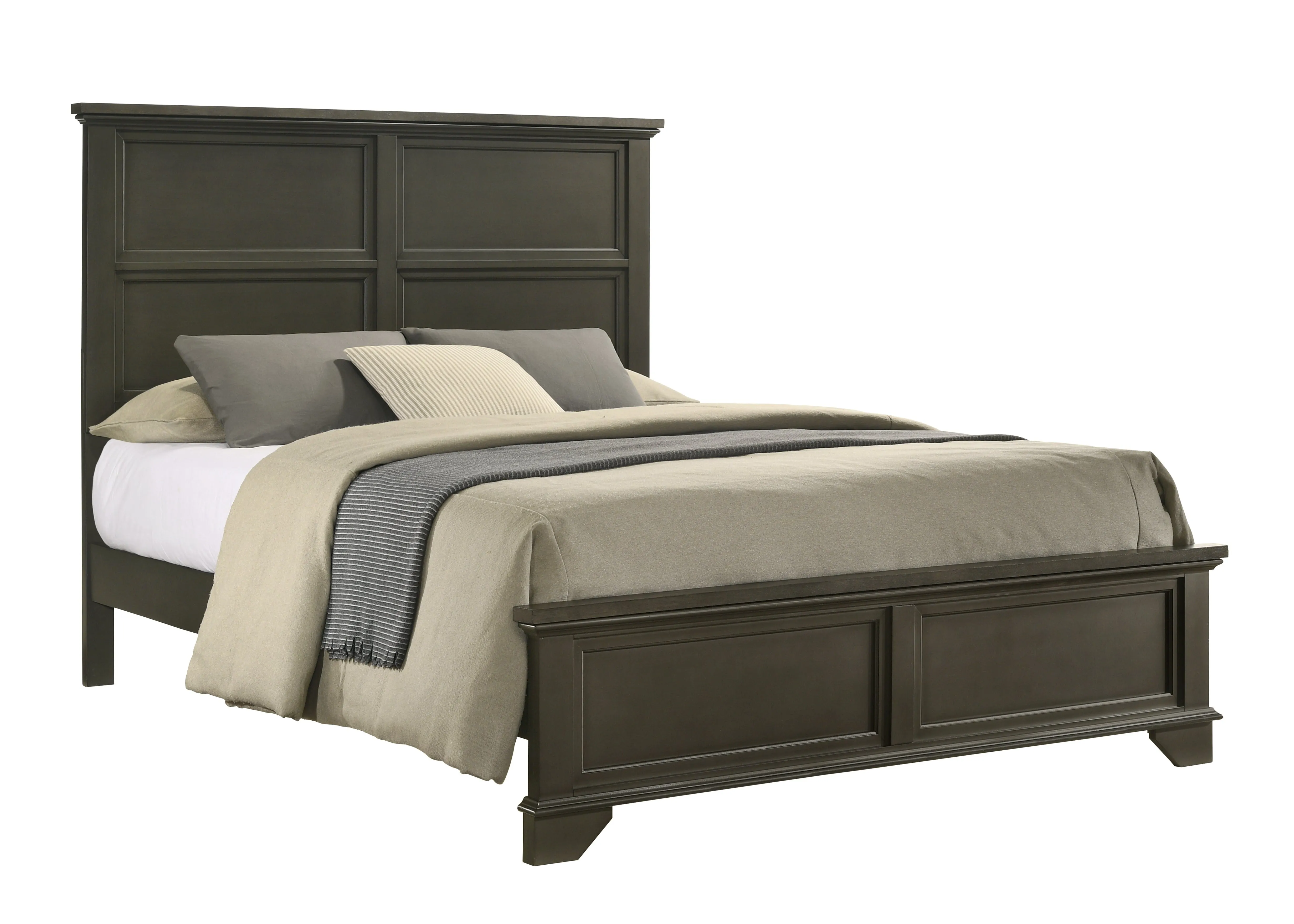 Abigail 6-Piece King Bedroom Package - Grey