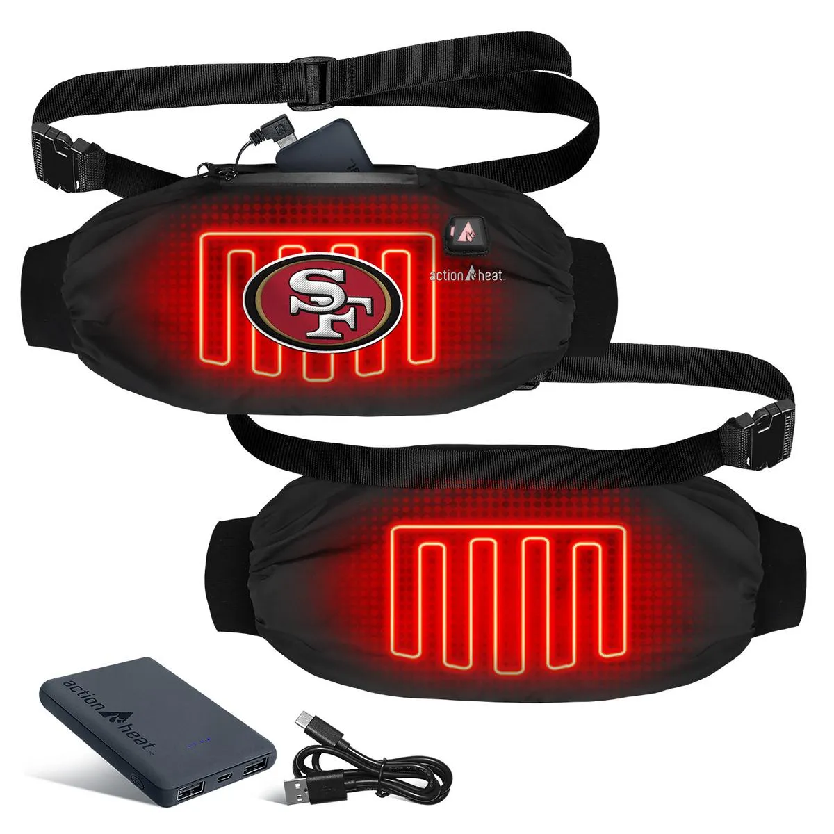 ActionHeat San Francisco 49ers 5V Battery Heated Hand Muff