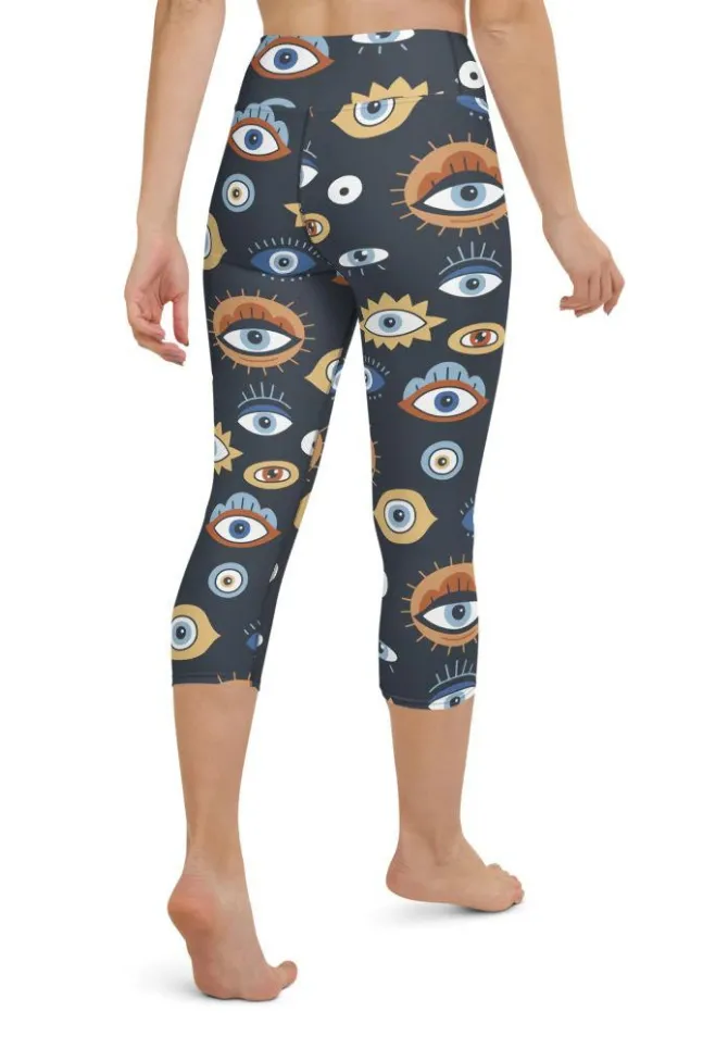 All Eyes On Me Yoga Capris