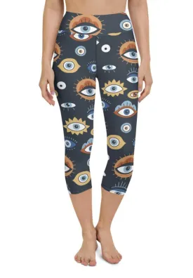 All Eyes On Me Yoga Capris