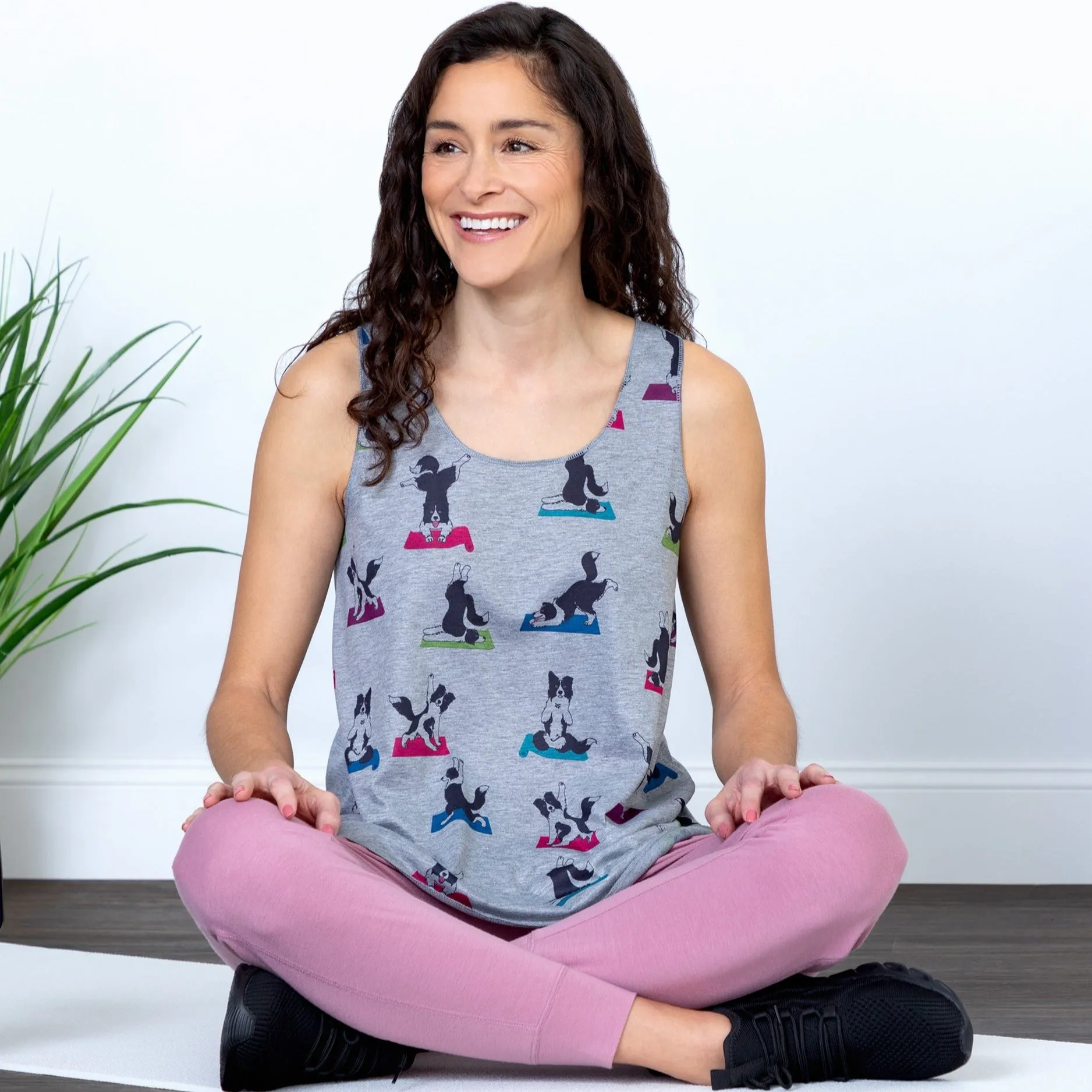 All Over Dog Yoga Tank Top