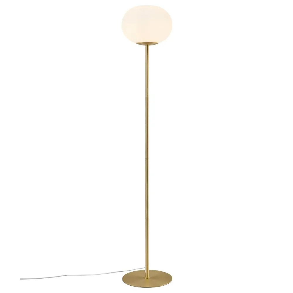 Alton Globe Floor Lamp - Brass - Nordlux