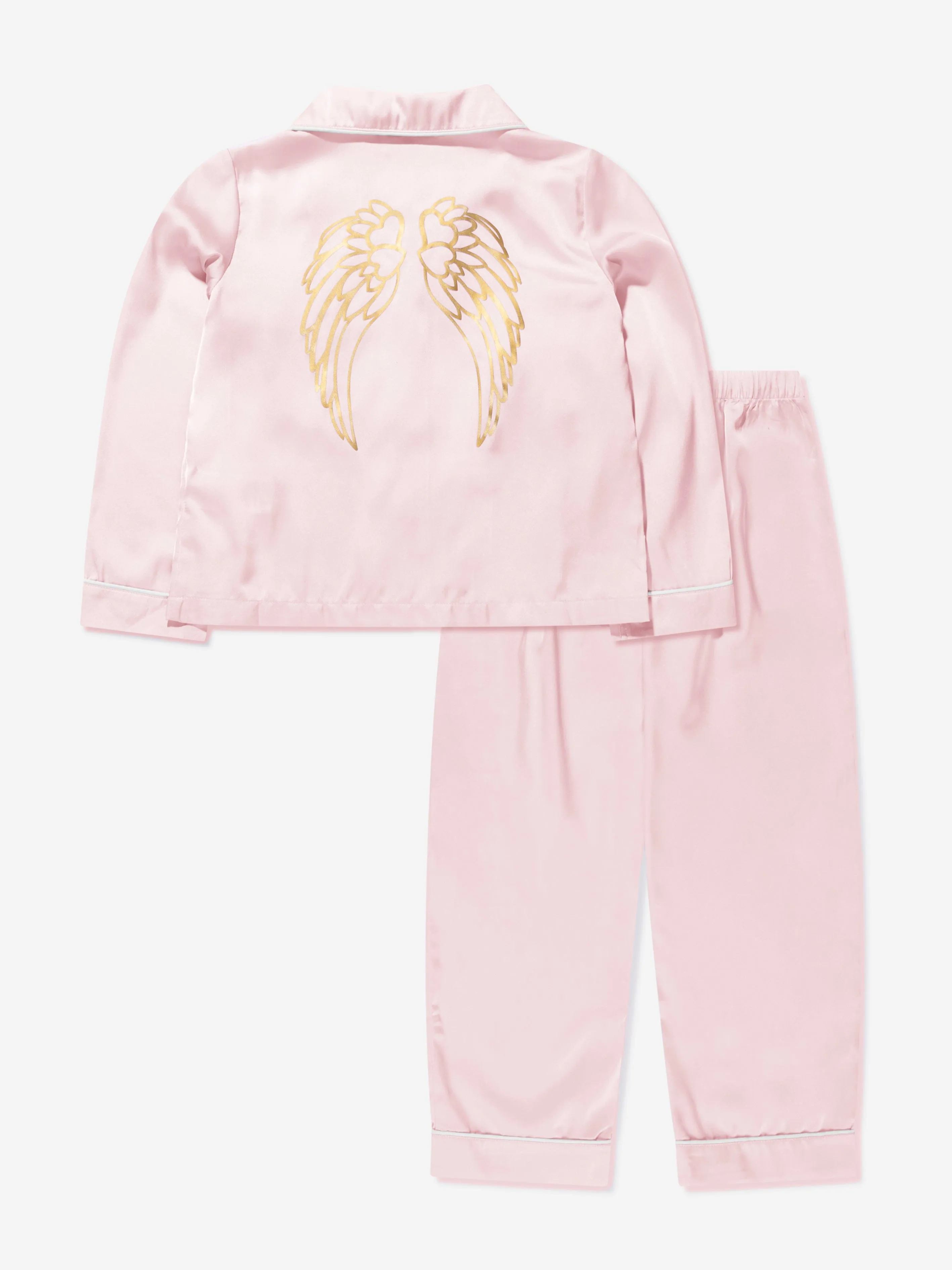 Angels Face Girls Satin Aretha Long Sleeve Pyjamas