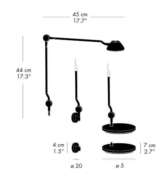 AQ01 Table Lamp - Table Base