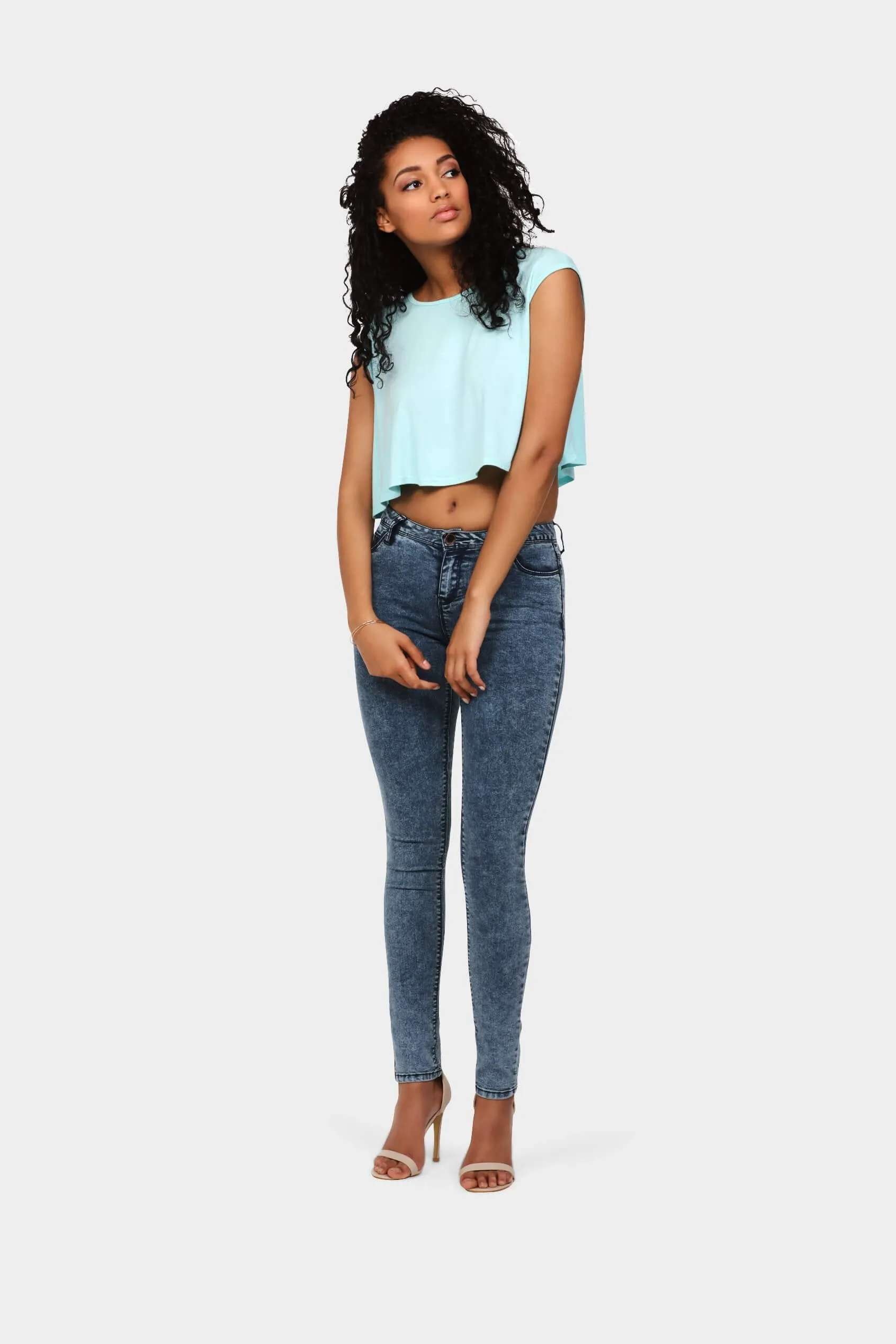 Aqua Swing Crop Top