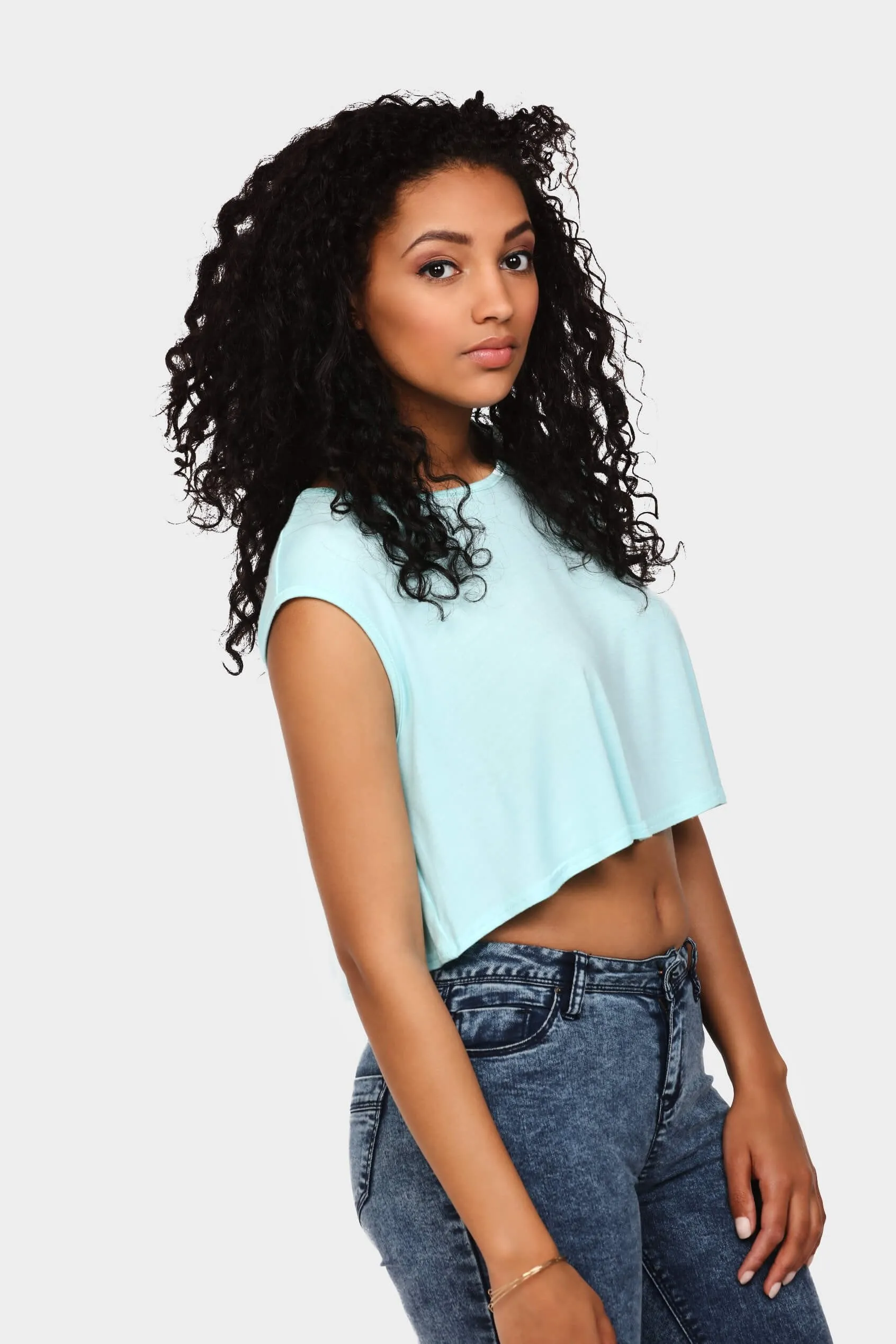 Aqua Swing Crop Top