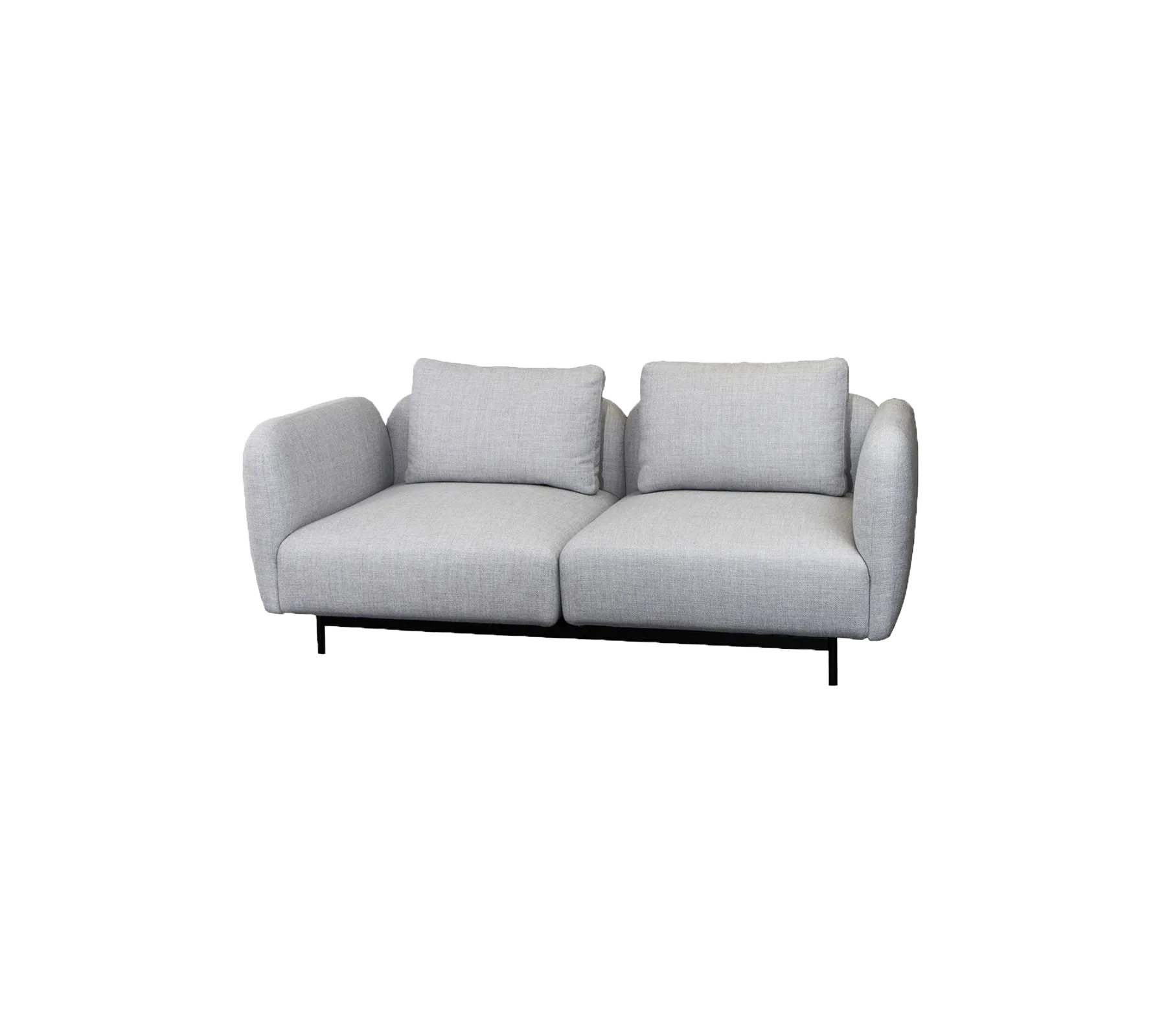 Aura 2-seater sofa with high armrest (9)