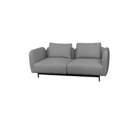 Aura 2-seater sofa with high armrest (9)