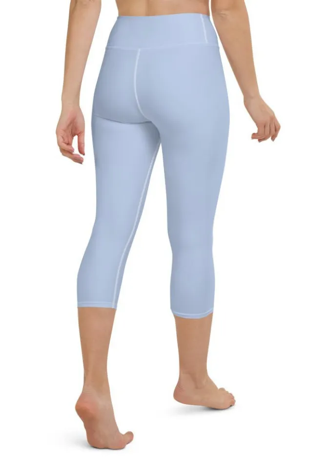 Baby Blue Yoga Capris