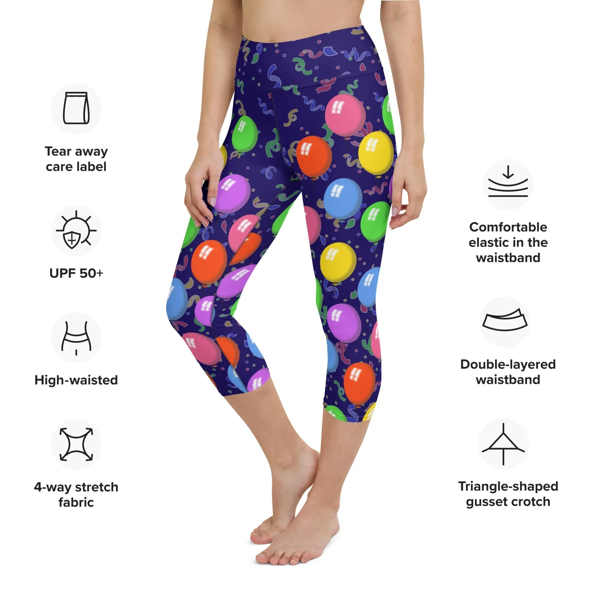 Balloons Yoga Capris