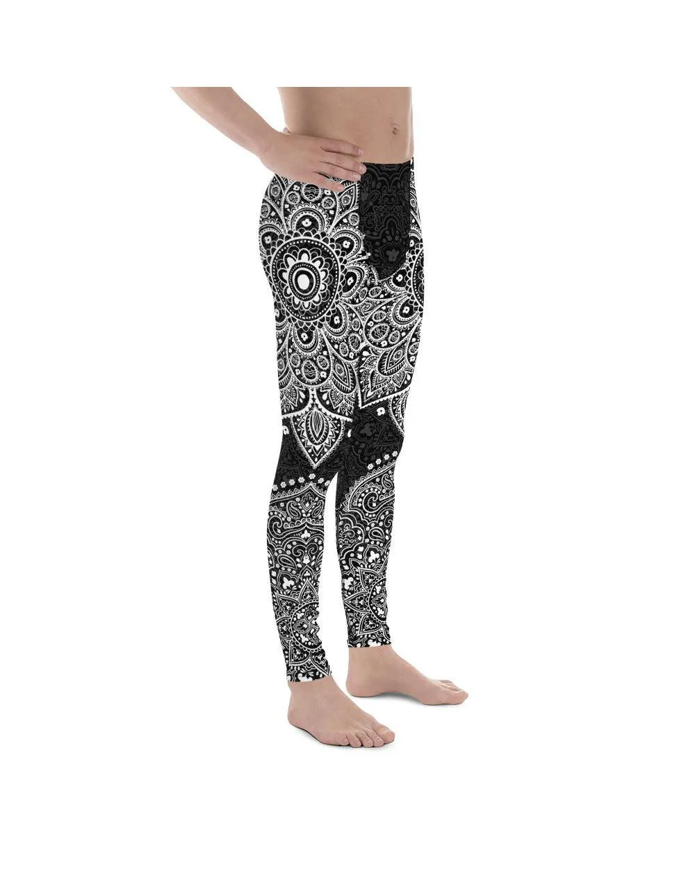 B&W Mandala Meggings