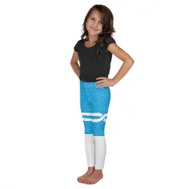 Blue and White Infinity Kid's Leggings