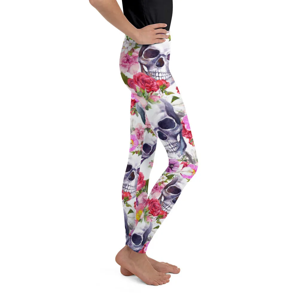 Boho Skull Youth Leggings