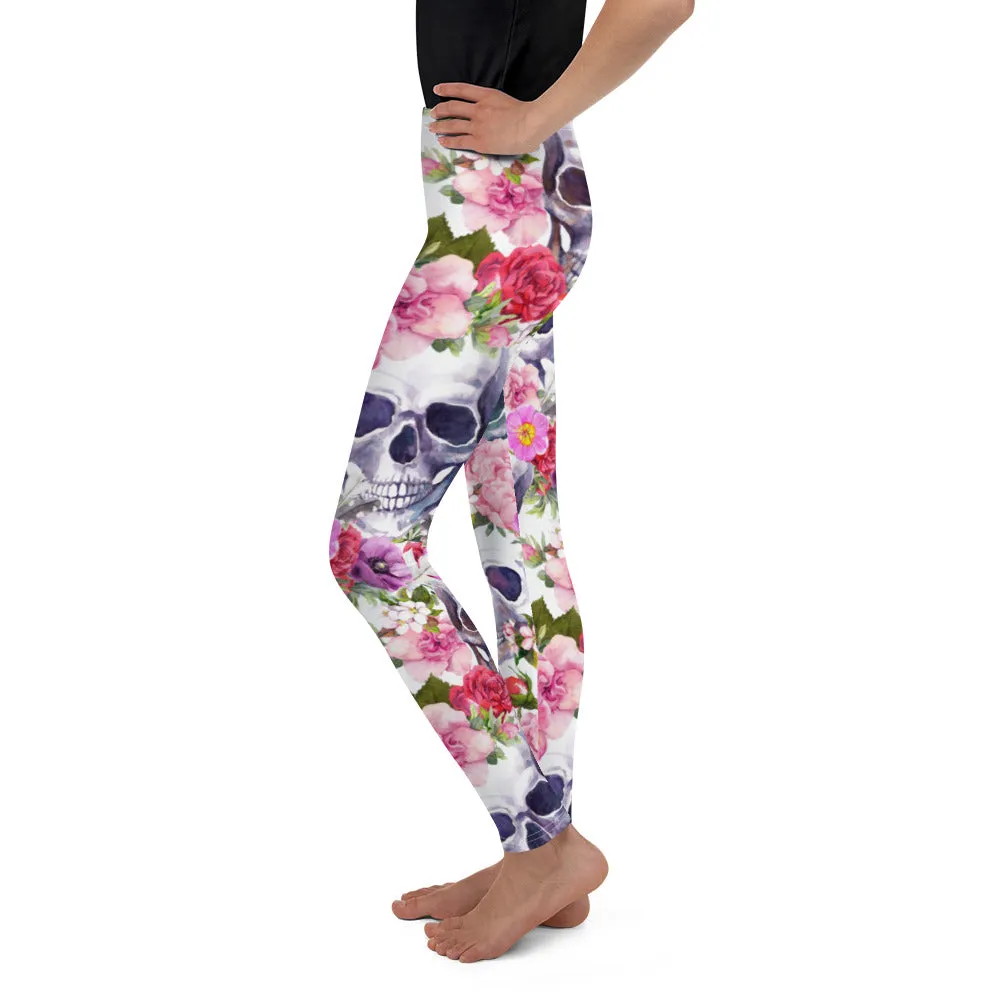 Boho Skull Youth Leggings