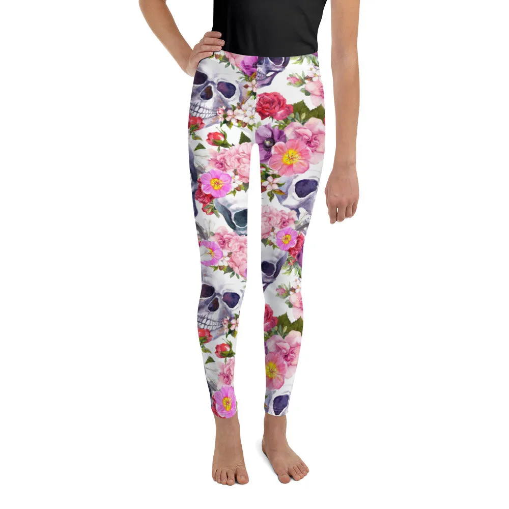 Boho Skull Youth Leggings