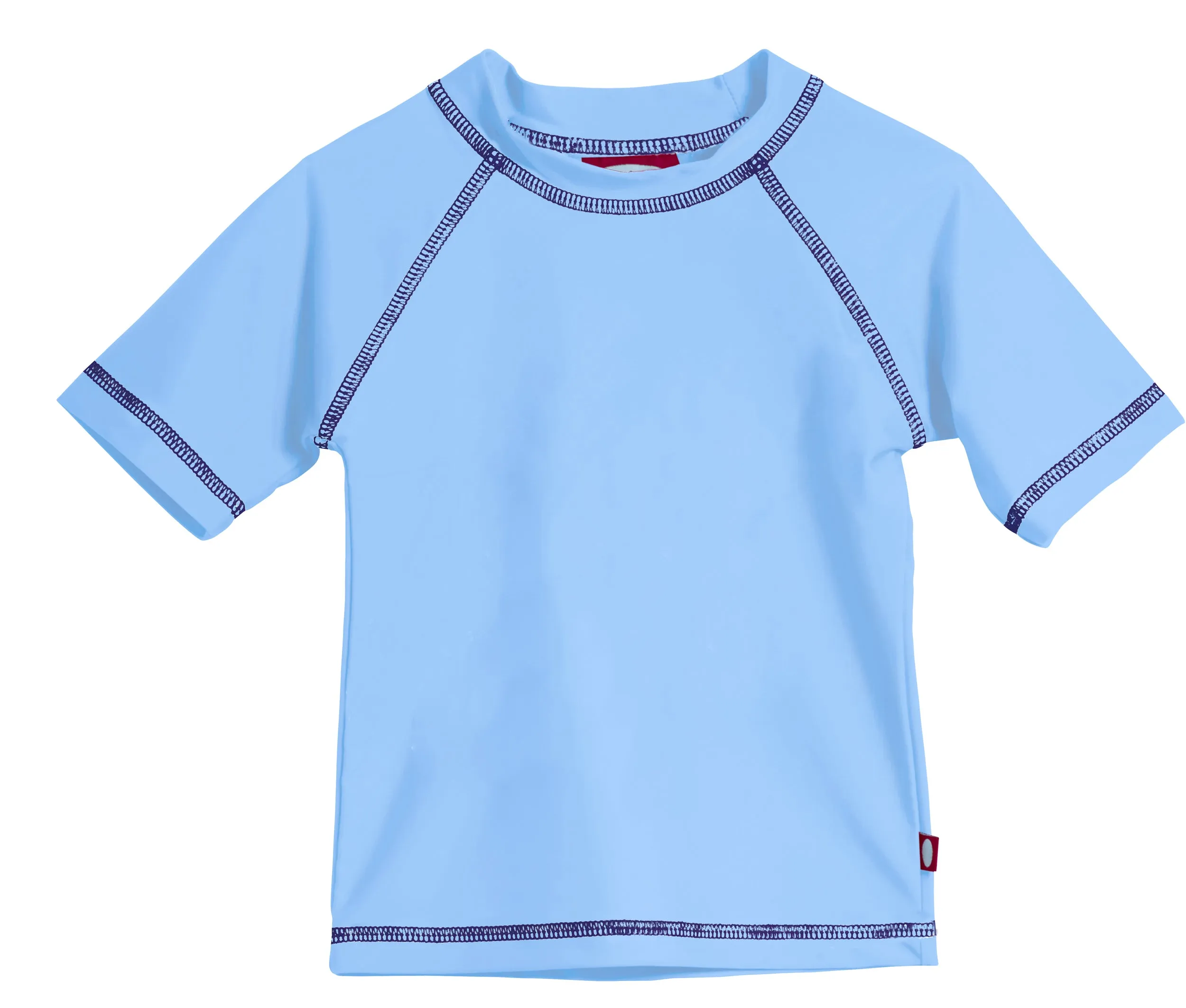 Boys UPF 50  Short Sleeve Rashguard | Bright Light Blue