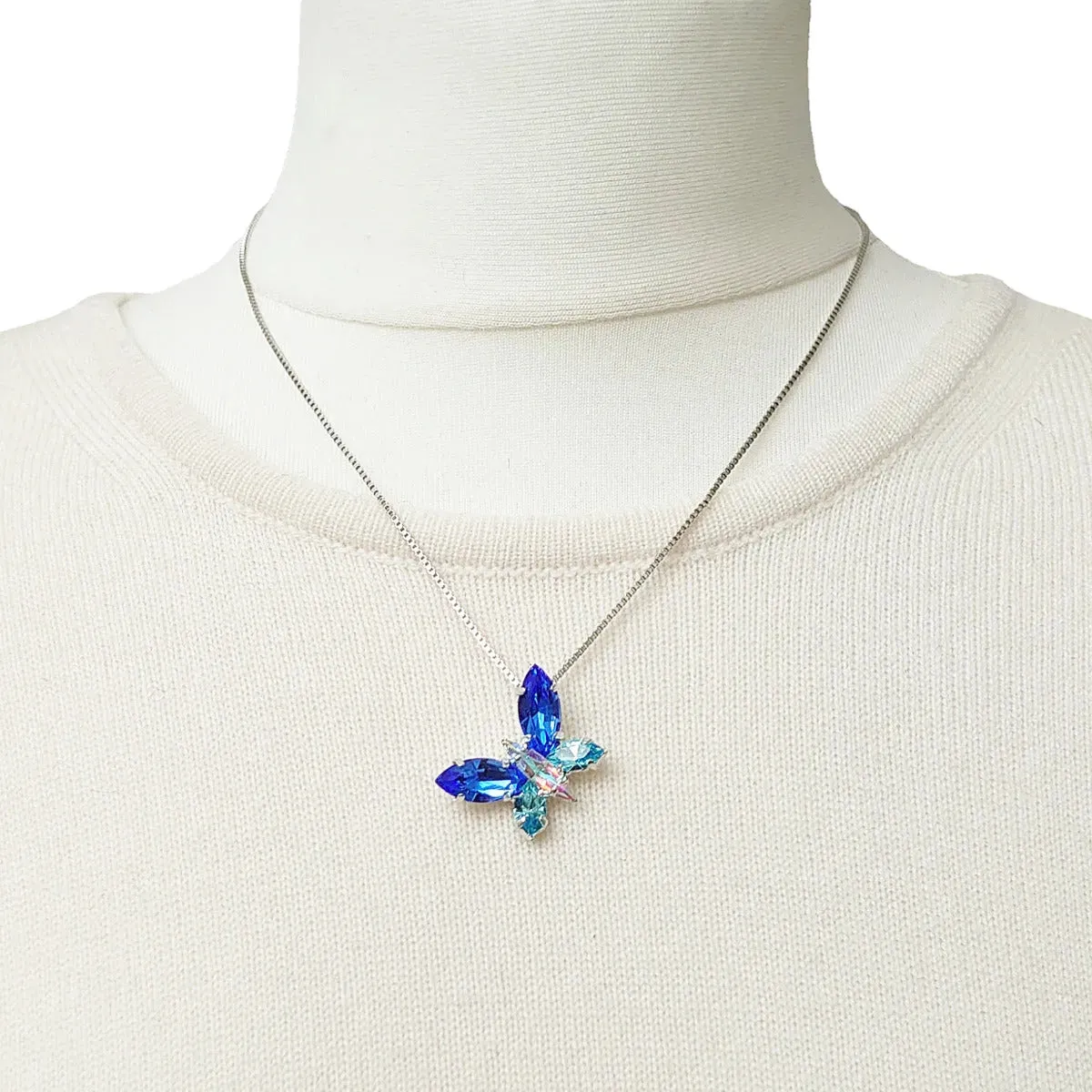 Butterfly Swarovski Crystals Pendant