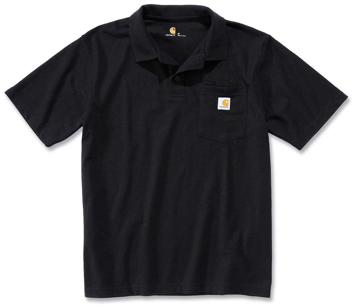 Carhartt Contractors Work Pocket Polo Shirt, Black