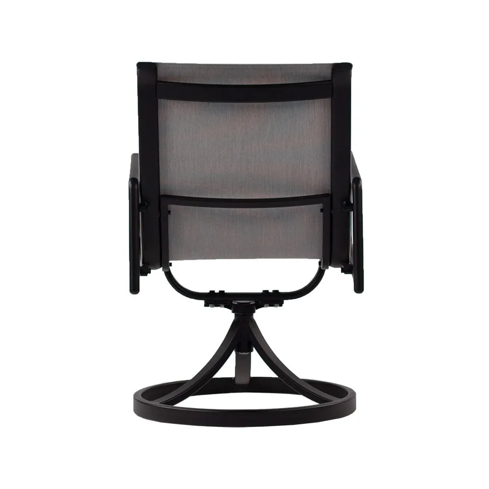 CEDAR SLING DINING SWIVEL ROCKER