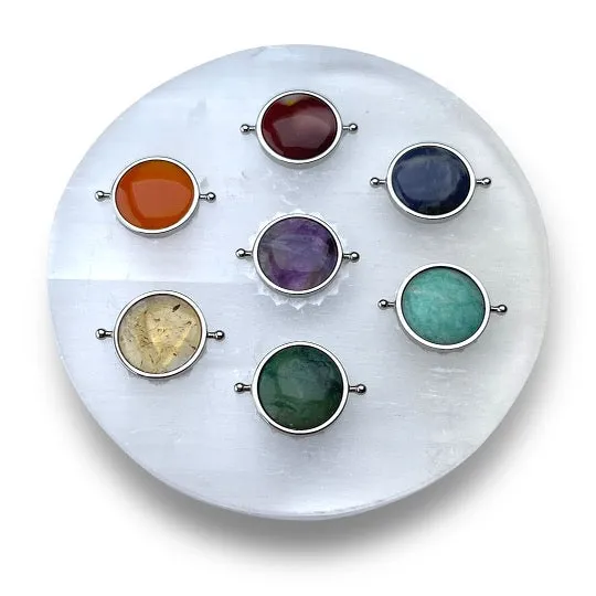 Chakra Selenite Charging Plate