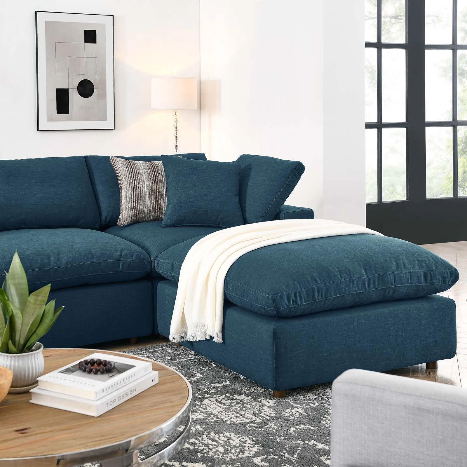 Commix U Shaped Reclining Sectional by Modway