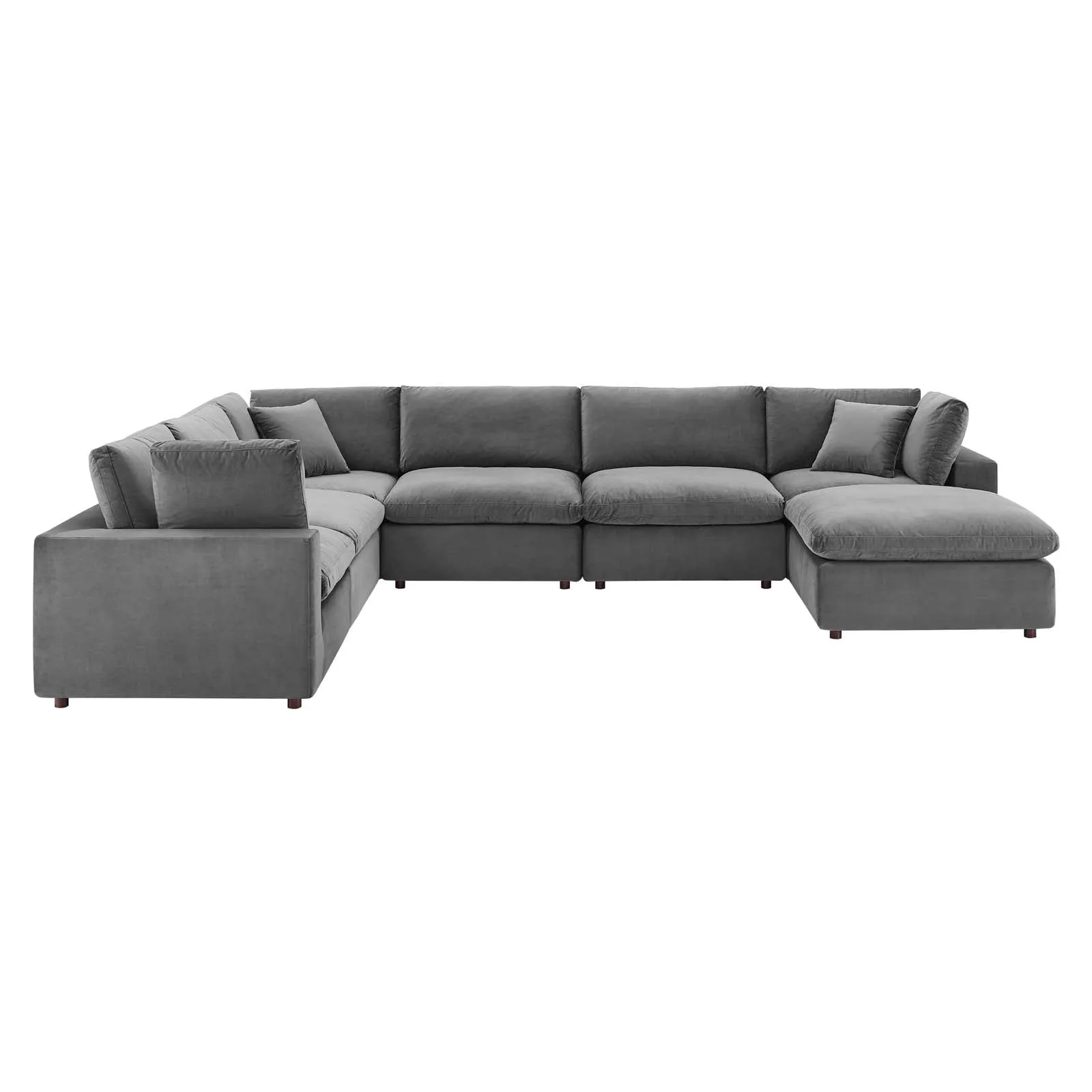 Commix U Shaped Reclining Sectional by Modway