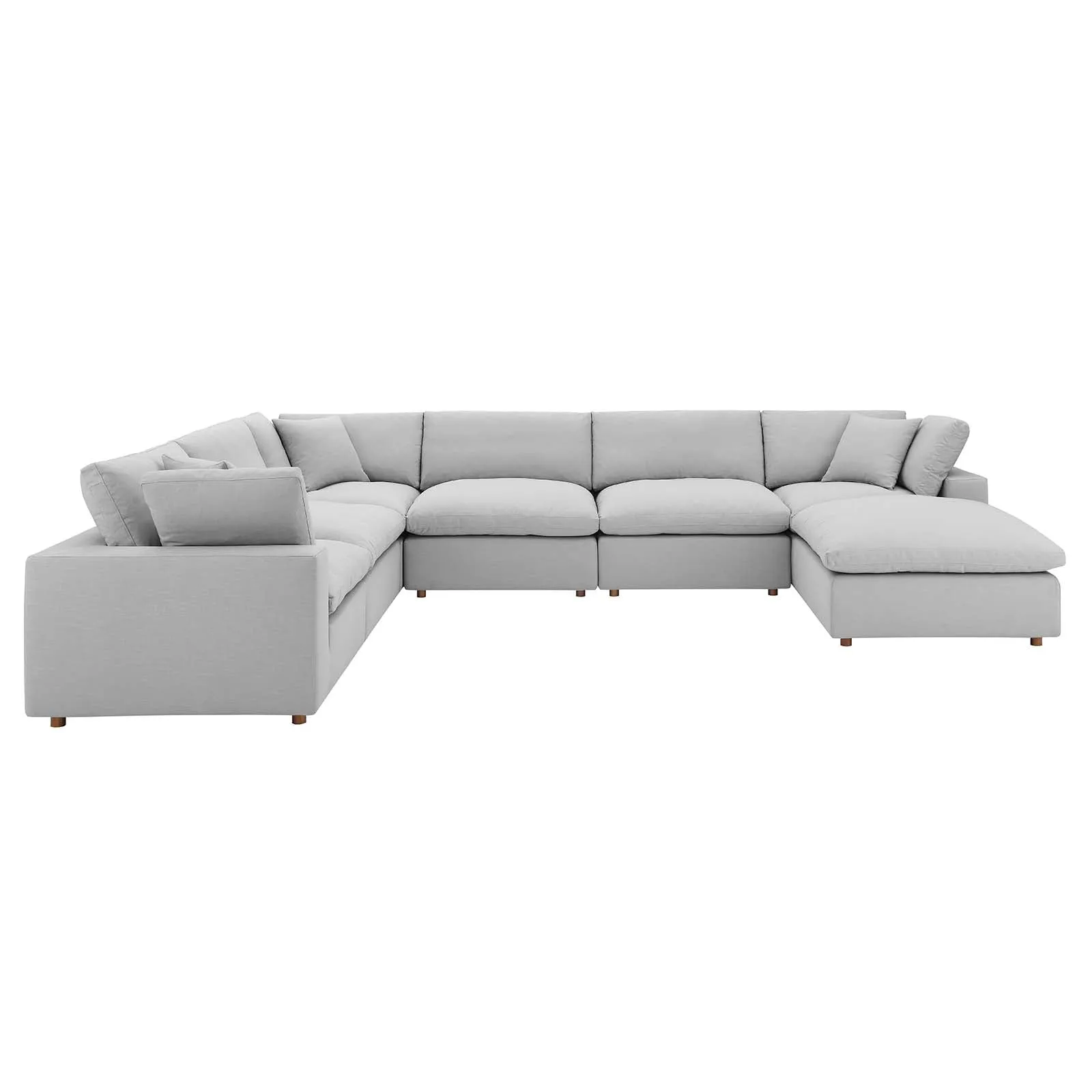 Commix U Shaped Reclining Sectional by Modway