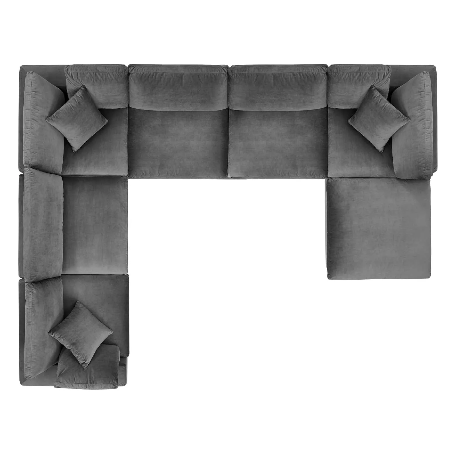 Commix U Shaped Reclining Sectional by Modway