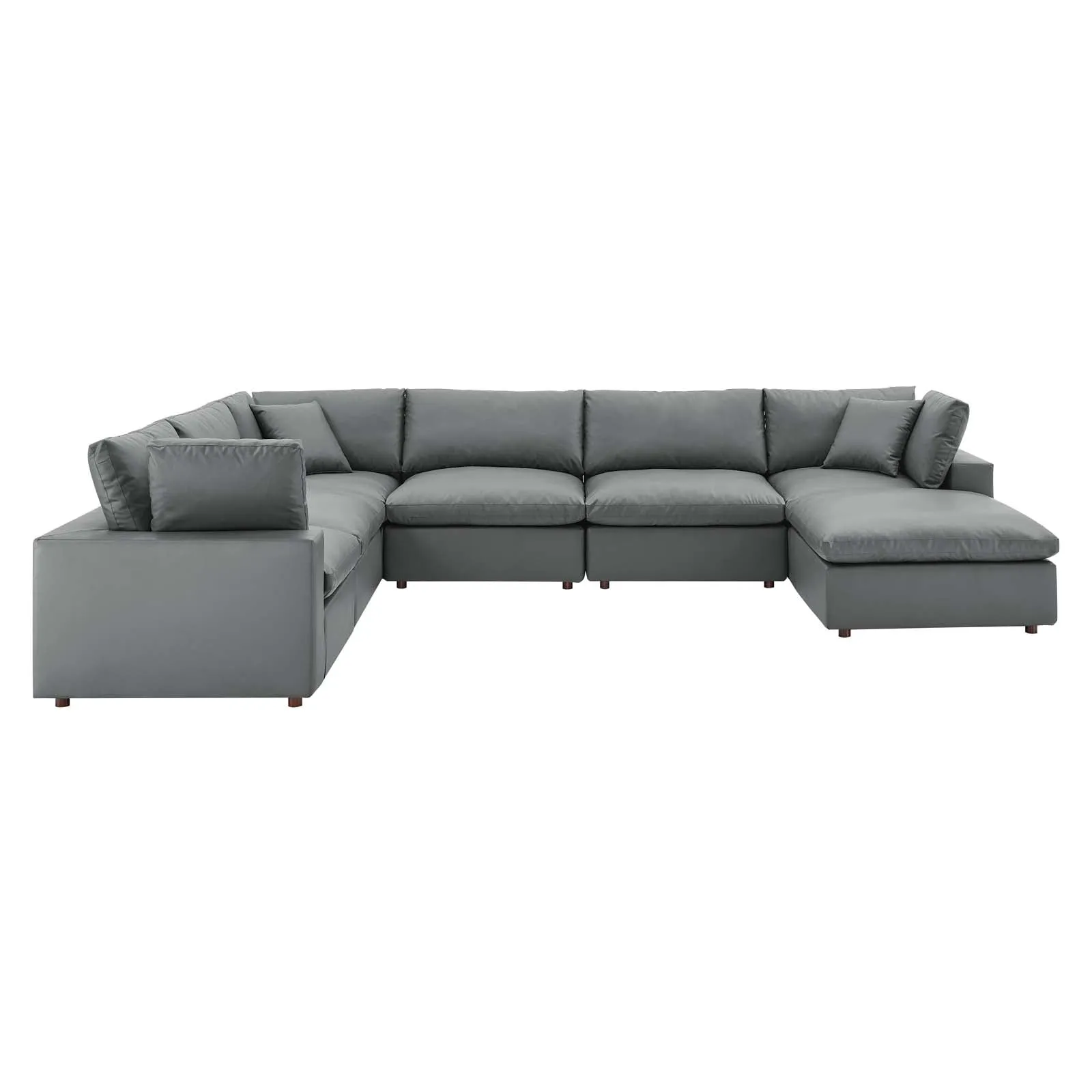 Commix U Shaped Reclining Sectional by Modway