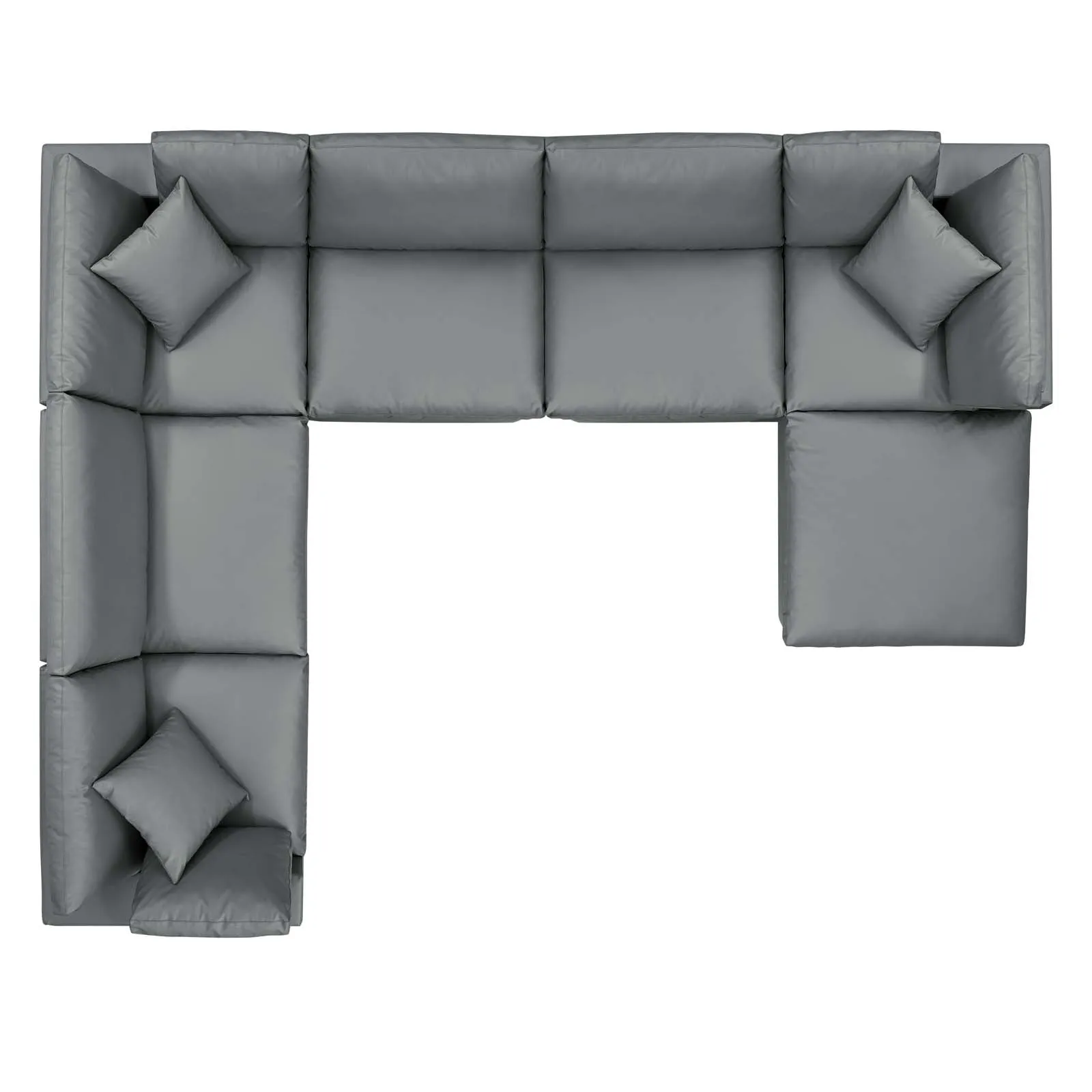 Commix U Shaped Reclining Sectional by Modway