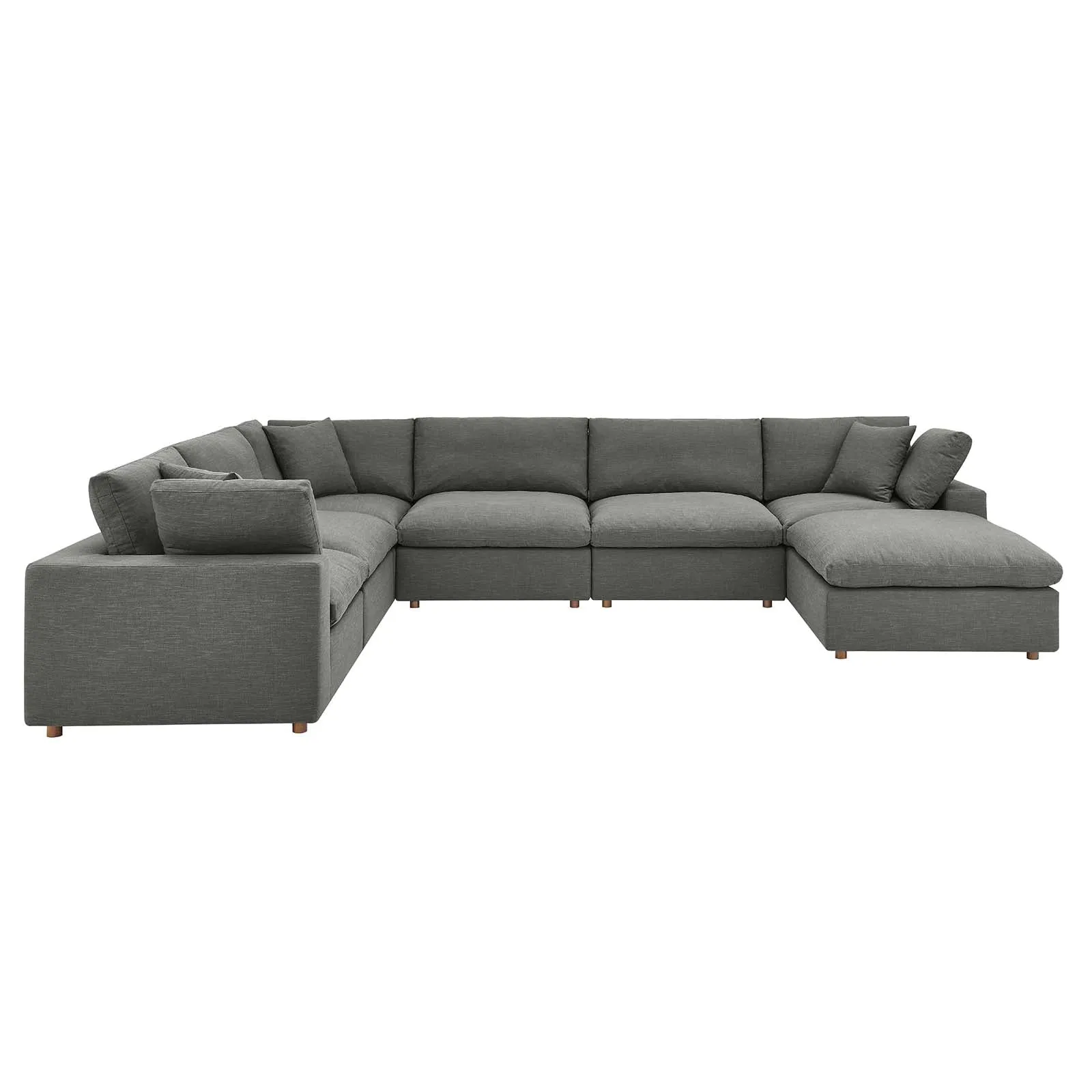 Commix U Shaped Reclining Sectional by Modway