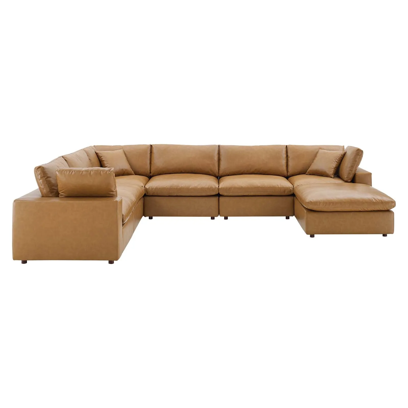 Commix U Shaped Reclining Sectional by Modway