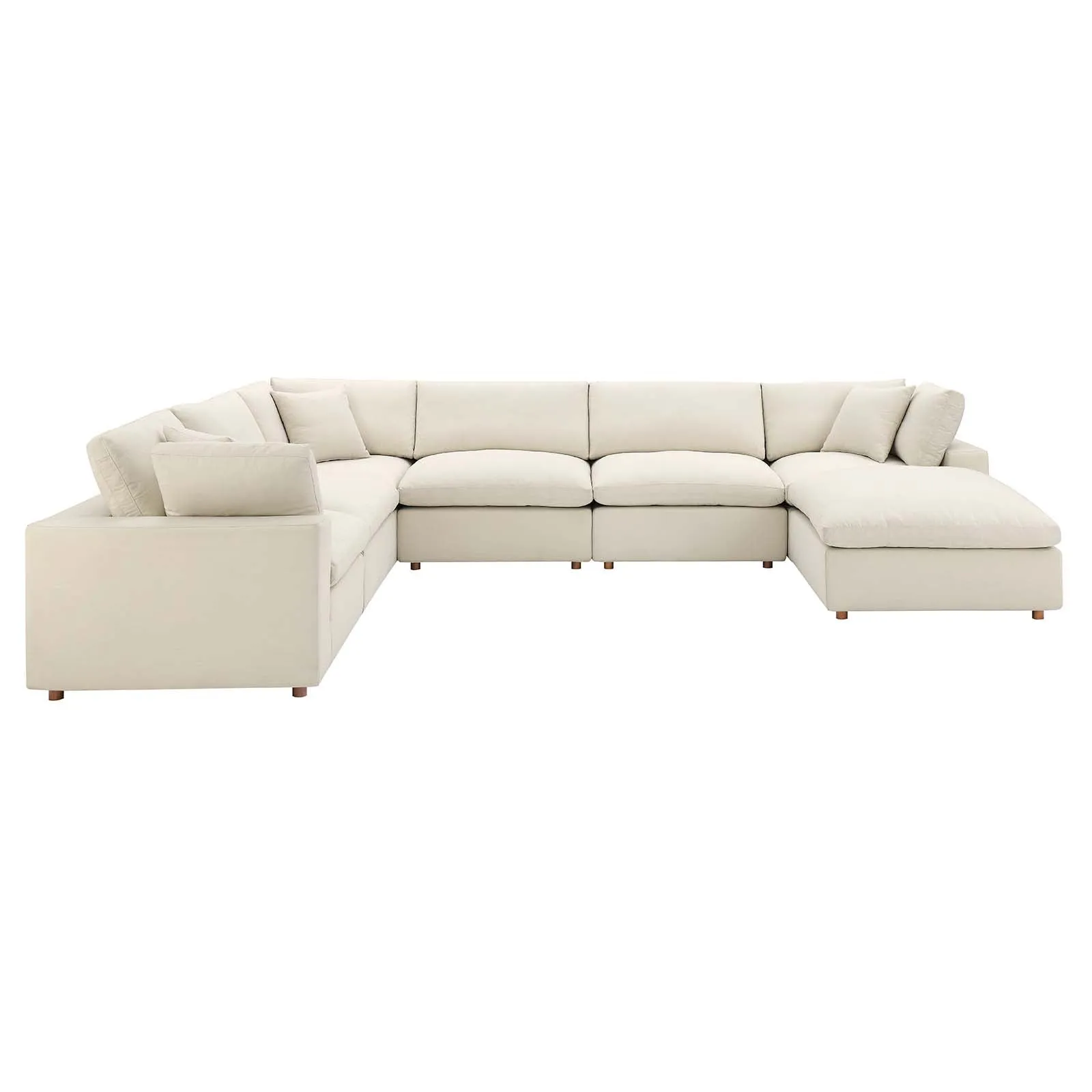 Commix U Shaped Reclining Sectional by Modway