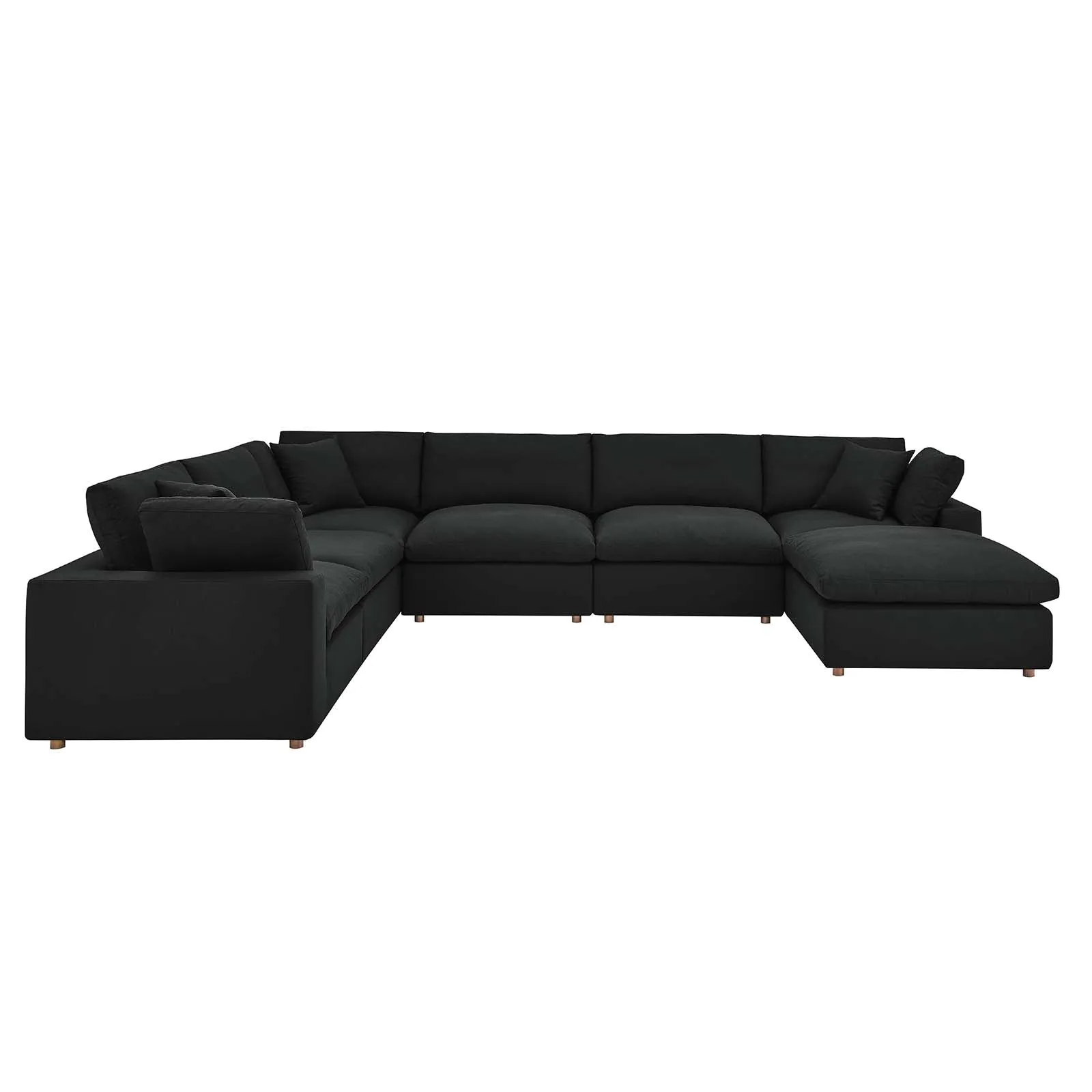 Commix U Shaped Reclining Sectional by Modway