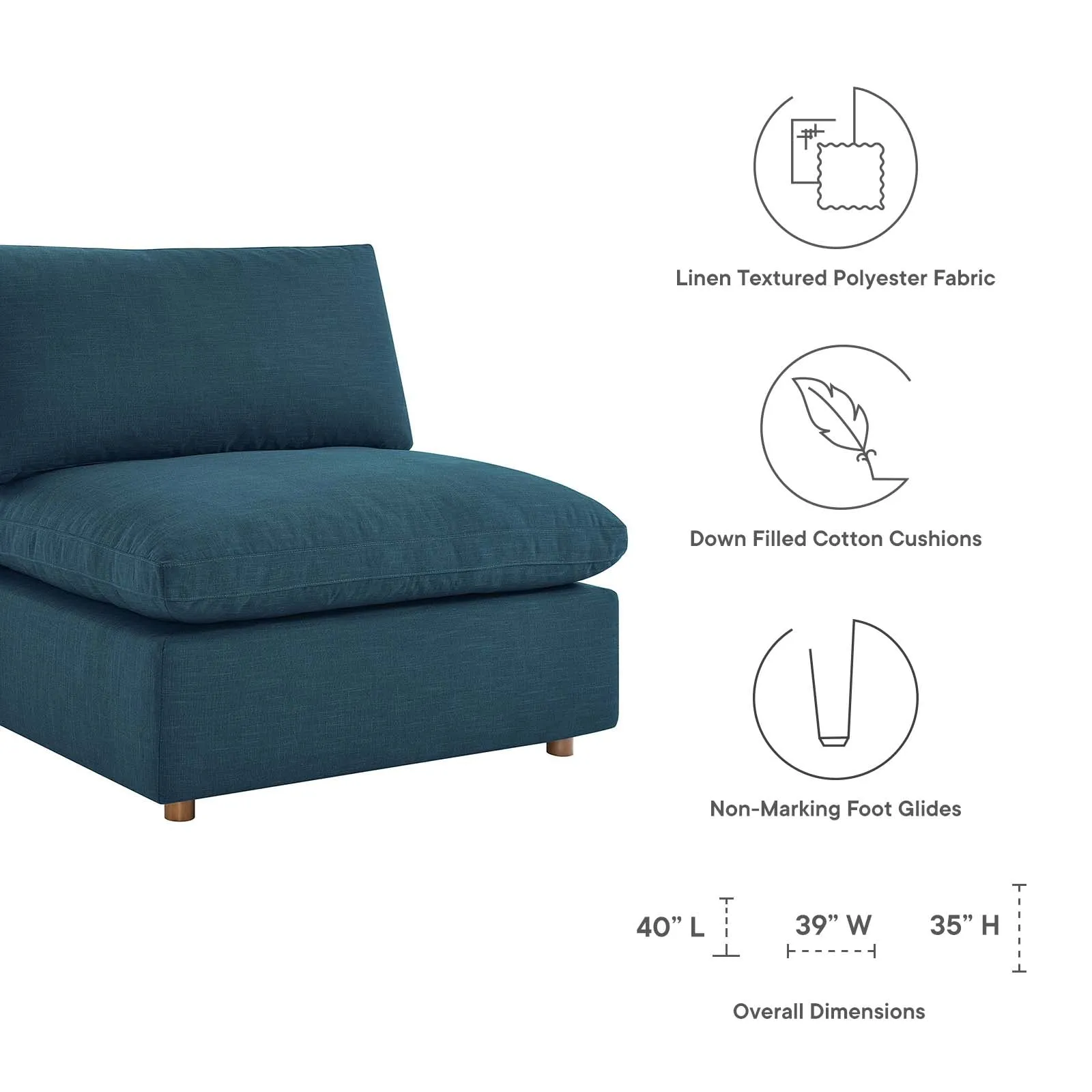 Commix U Shaped Reclining Sectional by Modway