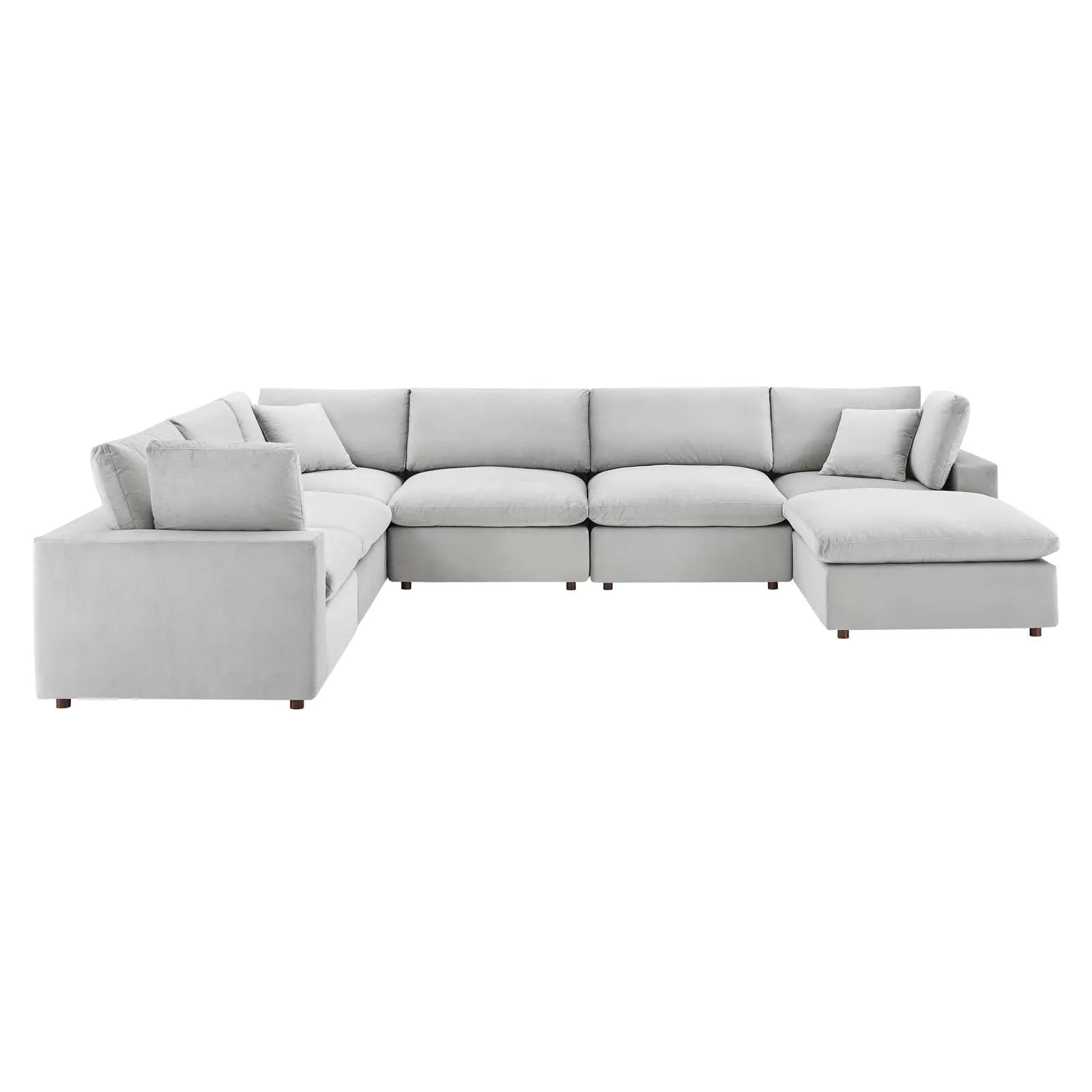 Commix U Shaped Reclining Sectional by Modway