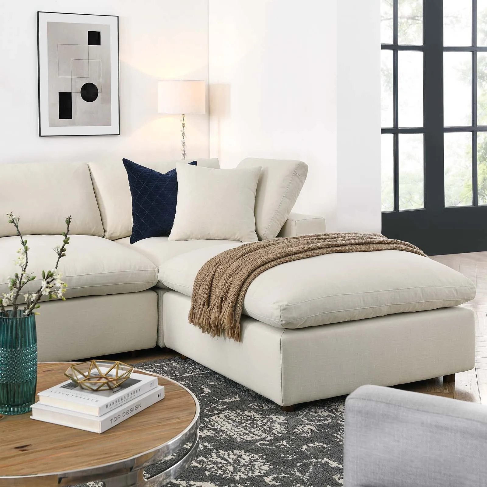 Commix U Shaped Reclining Sectional by Modway