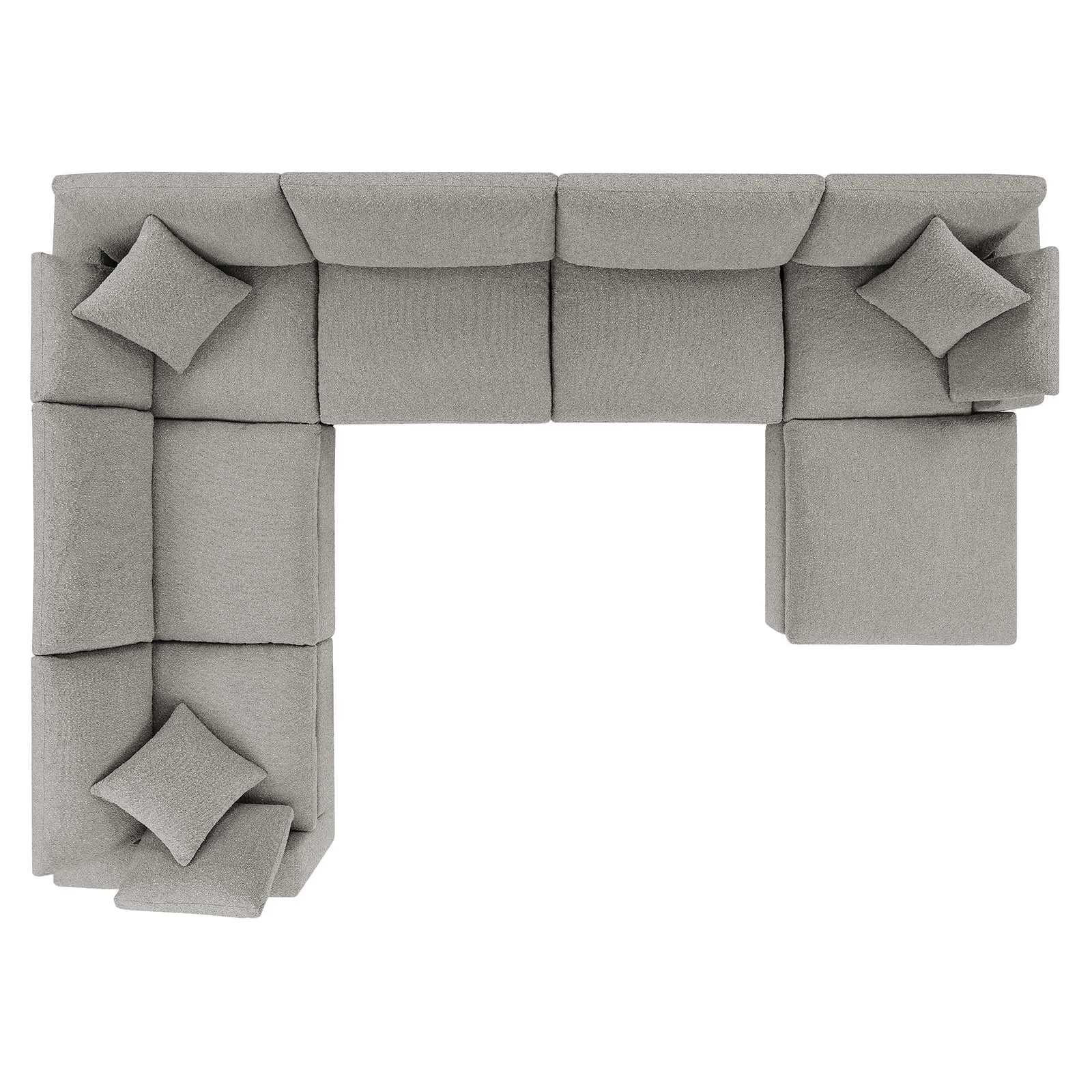 Commix U Shaped Reclining Sectional by Modway